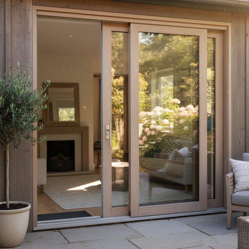 Wood Sliding Door Installation in Olathe, KS